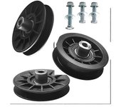 Accesorios para cortadora de césped Linsheng 532194326 Rueda loca de ranura en V y 532194327 rueda loca plana