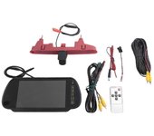 3ª cámara de visión trasera con luz de freno con monitor AV para Berlingo Partner Combo ProAce Como se muestra