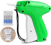 Etiqueta Pistola Precio Etiqueta Pistola Ropa Marca Etiquetas Con 1200 Hilos de Paleta (blanco, 5cm) + 5 Agujas de Repuesto Para Ropa de Bazar Calc...
