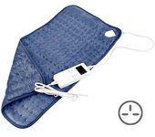 Inicio Manta eléctrica 6 velocidades Ajuste Compresa caliente Terapia física Calefacción única Reino Unido 30 x 60CM Blue