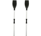 Juego de 2 remos telescópicos ajustables de aleación de aluminio para kayak, remos, accesorios de pesca para barcos y velas