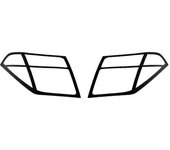 Cubierta del faro de la lámpara del capó de la lámpara del faro del coche para Navara D40 2006-2013 Accesorios del coche Negro