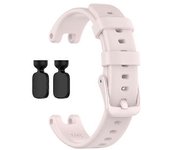correa de reloj de silicona de repuesto de 14 mm correa de reloj de pulsera con herramienta de instalación para -reloj inteligente garmin lily Rosa