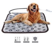 Alfombra calefactora para mascotas Almohadilla térmica impermeable para perros y gatos Enchufe de EE. UU. 50x70cm