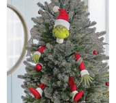 Grinch Adornos de Navidad para Árboles Decoraciones Navideñas Decoración Creativa Resina Accesorios Decoración Navideña Regalo