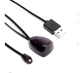 Extensor IR Receptor de control remoto IR infrarrojo Adaptador de receptor IR USB Transmisor para decodificador de cable Receptor estéreo TV HD