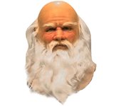 Divertido Santa Claus Máscara completa Super Suave Máscara facial de Papá Noel Peluca Disfraz de barba Disfraz de fiesta de Navidad Carnaval Máscar...