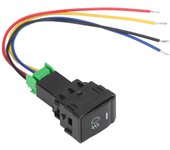Interruptor de luz antiniebla Orificio reservado Estable resistente al calor Interruptor de faro antiniebla de 5 pines para vehículos 40A 12V