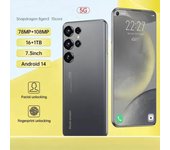 Luolin S24 Ultra Android 16GB+1TB 7.3" Smartphone Desbloqueado Teléfonos Móviles Dual SIM Negro