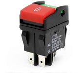 Interruptores de botón pulsador eléctricos industriales, botón pulsador HY52 para interruptor de dispositivo mecánico de 4 pines con luz de 125/250...