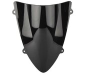 Parabrisas de la motocicleta Parabrisas Doble burbuja para Kawasaki Ninja 250 250r 2009-2012 & Ex250 2008 2009 2010 2011 2012 Abs Plástico Negro