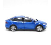 Modelo de coche Tesla Modelo X Juguete Modelo de coche Suv Alloy Simulación Juguete azul
