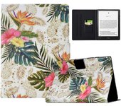 Para Amazon Kindle Paperwhite (2024) Funda de e-reader de cuero con estampado de patrón de caja Multicolor Style B