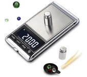 Gold Silver Tester Set Diamond Precious Metal Testing Kit Digital Gram Scale