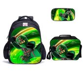 Juego de moda Bolsas escolares para niños Ninjago Mochila para niño Mochila de impresión Mochila de libro Mochila para adolescentes Sac A Dos Enfan...