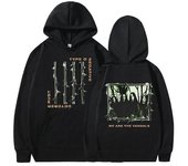 Redkid Sudadera con capucha Type O Negative October Rust Sudadera con capucha Gothic Metal Rock Band Sudaderas con capucha de manga larga de gran t...