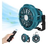 Para Makita Bosch 18v Batería Externa Ventilador Ventilador Batería de Litio con Pie Ligero