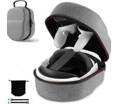 Bolsa de almacenamiento portátil para VR Estuche de viaje a prueba de golpes para 3/Quest 2 Accesorios-A Negro