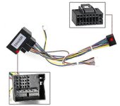 Adaptador de arnés de cableado de coche con decodificador de caja Canbus para BMW E46 E39 E53 X5 M3 Android 16pin cable de alimentación