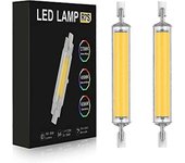 Luz LED Kryc R7s, bombilla LED R7s 118mm regulable 40W en lugar de luz halógena de 400W, ángulo de haz de 360, sin parpadeo, 220V-240V (ne)