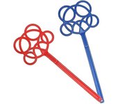 2pcs Fly Swatters Carpet Rug Beater con mango largo Quilt Dust Cleaning Tool para interiores, exteriores (color aleatorio)