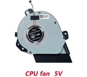 unbrand Nueva CPU GPU enfriador de ventilador de enfriamiento para Asus Zephyrus ROG GU502 GA502IU GU502DU ventilador DFS5K12304363C DFS5K12115491P...