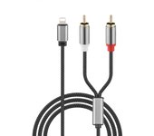 Adaptador de audio Cable Teléfono a Rca Lotus Cable Altavoz Amplificador de audio Enlace Cable de audio para Apple Iphone Lightning