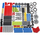 Juego De Engranajes Y Ejes De 182 Piezas Para Technic Parts Compatible Con Technic Parts, Paquete De Surtido De Engranajes De Bricolaje (Brazo Elev...