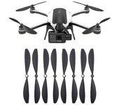4pars Negro Hélices Duraderas Palas Alas Compatibles -para Gopro Karma Drone Accesorios Piezas