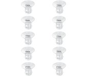 Inserciones de brida 13/15/17/19/21 mm 10PC, compatible con la copa de extractor de leche portátil Momcozy S12 Pro / S9 Pro / S12 / S9