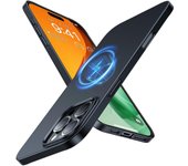 Para El IPhone 16 Caso Max Pro Compatible Con La Cubierta Del Teléfono MagSafe Hard PC A Prueba De Golpes-Azul Marino