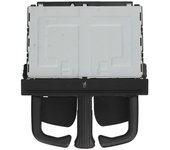 Reposabrazos del asiento trasero Portavasos 8P0885995B Estante de almacenamiento de vasos de bebida estirable para A3 A4 A5 A6 Q5 Q7