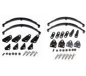 Barra de acero de suspensión de ballestas duras trasera delantera para piezas de actualización de camiones de remolque de tractor Rc 1/14
