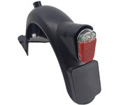 Guardabarros trasero de scooter eléctrico Guardabarros traseros para Max G30 G30D Deflector de agua Neumático trasero Splash Guard C negro
