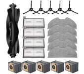 Para X8 Pro/X8 Pro Robot Aspirador Cepillo Lateral Principal Filtro Hepa Paño de fregona Bolsas de polvo Accesorios Como se muestra