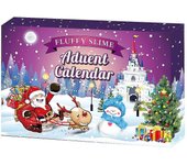 24 días Slime Calendario de Adviento 2023 DIY Fluffy Slime Kit Cuenta regresiva Regalos para niños Niñas Adolescente Mejor regalo de cumpleaños par...