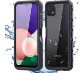 Samsung Galaxy A22 5g 6.6 pulgadas Case, Ip68 Impermeable Shockproof Case con cubierta protectora de pantalla incorporada para Samsung A22 5g [no a...
