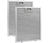 2 piezas de campana extractora con filtro de cocina con campana extractora de grasa extractor de cocina ventilación de aspirador de aluminio filtro...