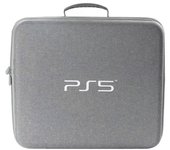 Estuche de transporte para PS5, estuche de consola de bolsa de viaje de gran capacidad para PS5 Digital Edition gris