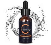 Vitamin C Whiteening Serum Hyaluronic Acid Face Cream y Vitamin E Anti-Aging Serum for Face Eye Treatment Nuevo Negro