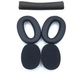 Conjunto de funda de auriculares + diadema para auriculares Sony MDR-1000X WH-1000XM2 Negro