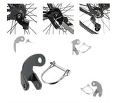 Baby Pet Sundries Accesorios de remolque de bicicleta Cabeza de tractor 135 grados Acoplador de enganche de remolque