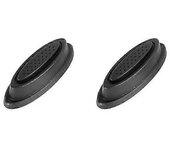1pair Reemplazo plástico Stud Luggage Feet Pads Para bolsas de equipaje Maleta Soporte Pies S
