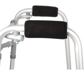 Empuñaduras acolchadas Walker, suave y cómodo cojín Rollator Handle Covers Walker Grip Pads para Walker Rollator Multch Wheelchair, transpirable an...