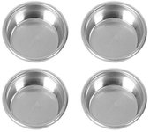 4Pack Cesta de filtro de 54 mm para Sage 870/875/878/880 Filtro de mango sin fondo de máquina de café semiautomática de 54 mm plata