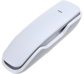A061 Teléfono fijo Elegante pared Colgante-diseño 2 en 1 Botón Teléfono Blanco