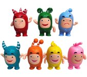 7pcs Peluche Toy Oddbods Cartoon Toys Dolls Adornos Soft Lindo Pogo New 7cm Bubbles Jeff Toy