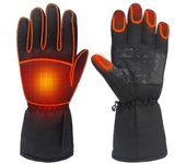 Guantes eléctricos calefactados, guantes térmicos de calefacción portátiles, guantes de pantalla táctil impermeables