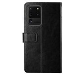 Foxdock Estuche para Samsung Galaxy S20 Ultra Phone Case Kickstand-Cartera de cuero duradera Carcasa de TPU a prueba de golpes Cubierta plegable de...
