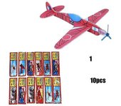 10 piezas de aviones voladores para niños regalos modelo de avión de bricolaje juguetes de bricolaje para niños 1